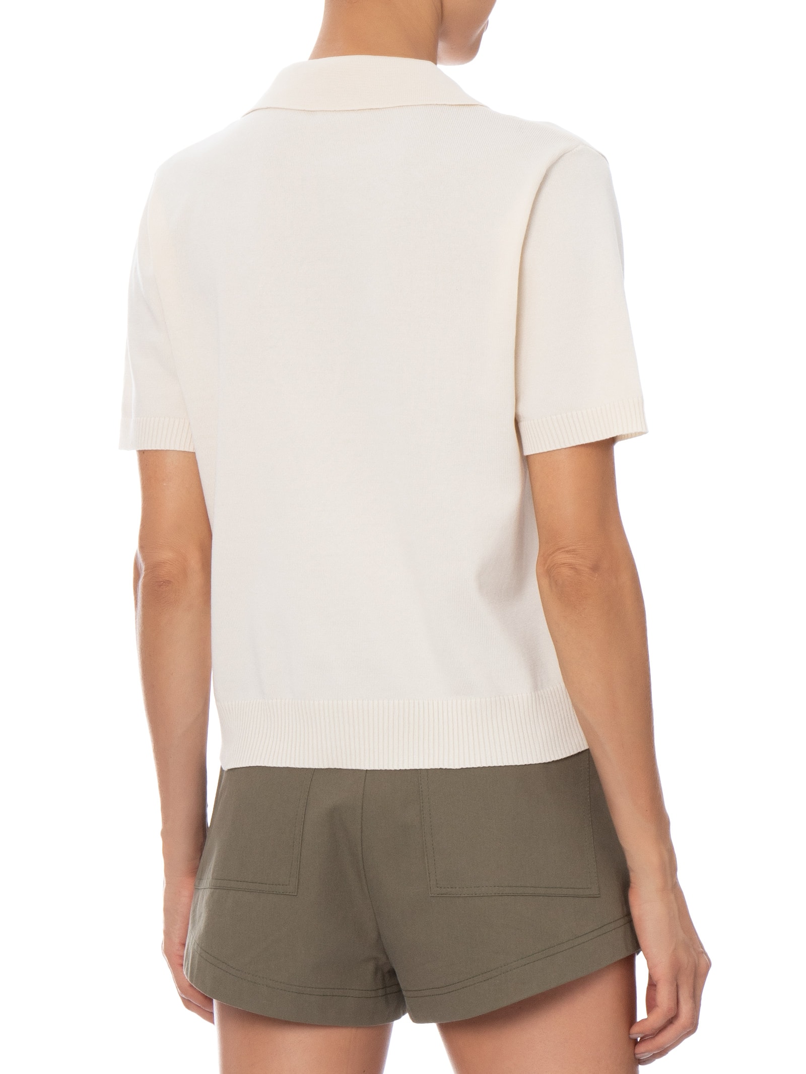 Blusa Feminina Polo em Tricot Off White Market 33