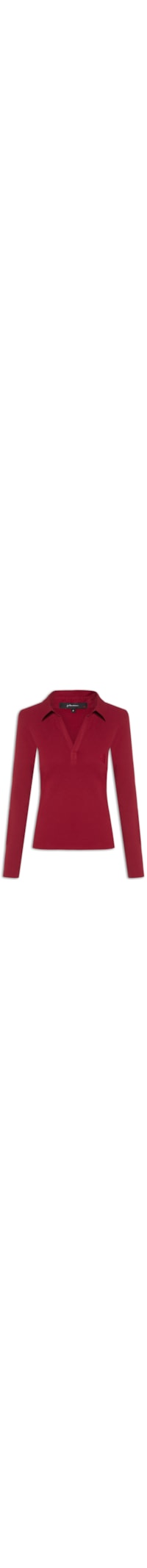 Blusa Feminina Polo Fernanda - Vermelho