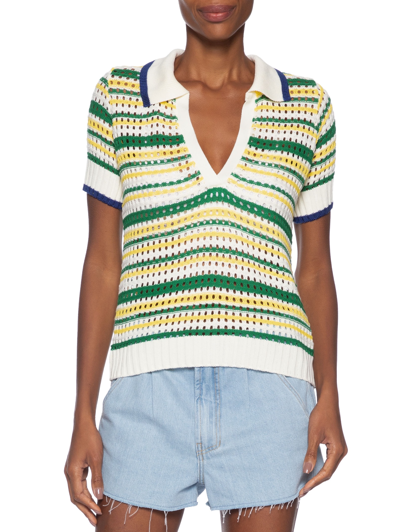 Blusa Feminina Polo Tricot Copa Off White Dress To