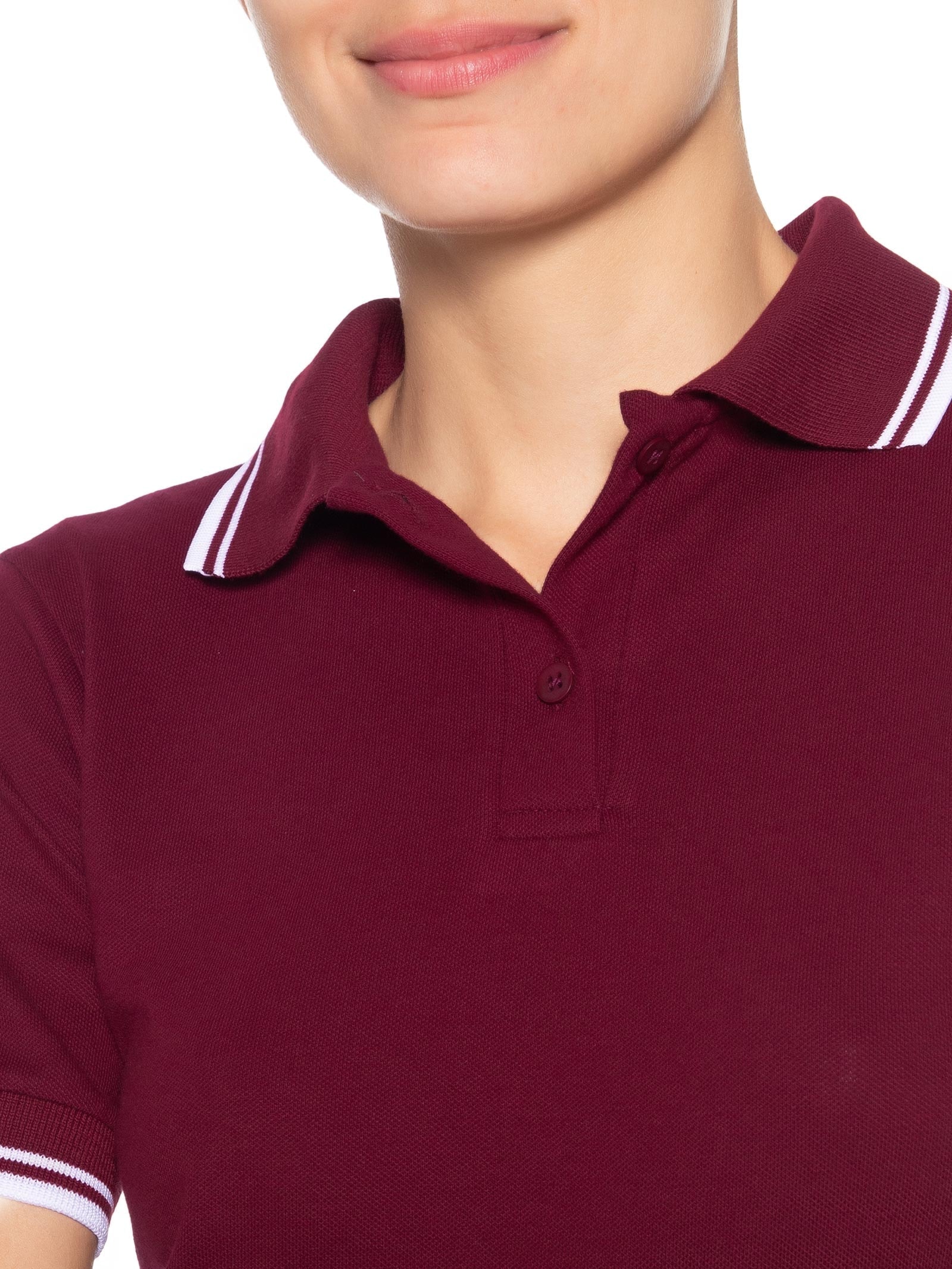 Blusa Feminina Polo Vermelho Market 33