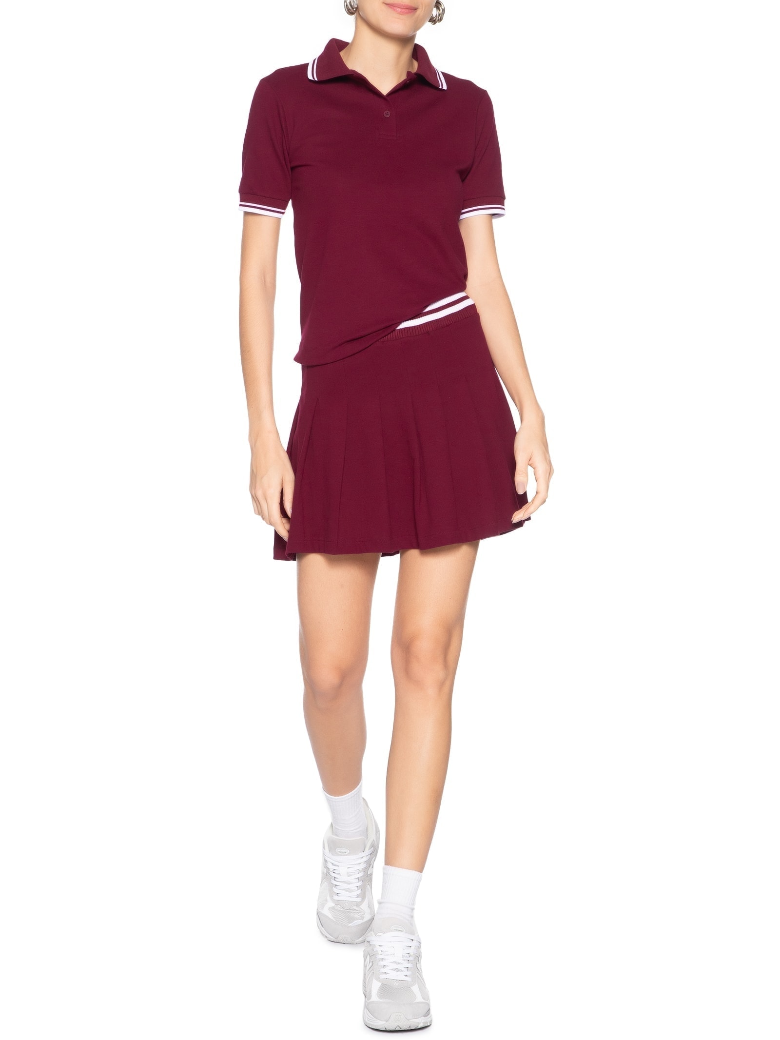 Blusa Feminina Polo Vermelho Market 33