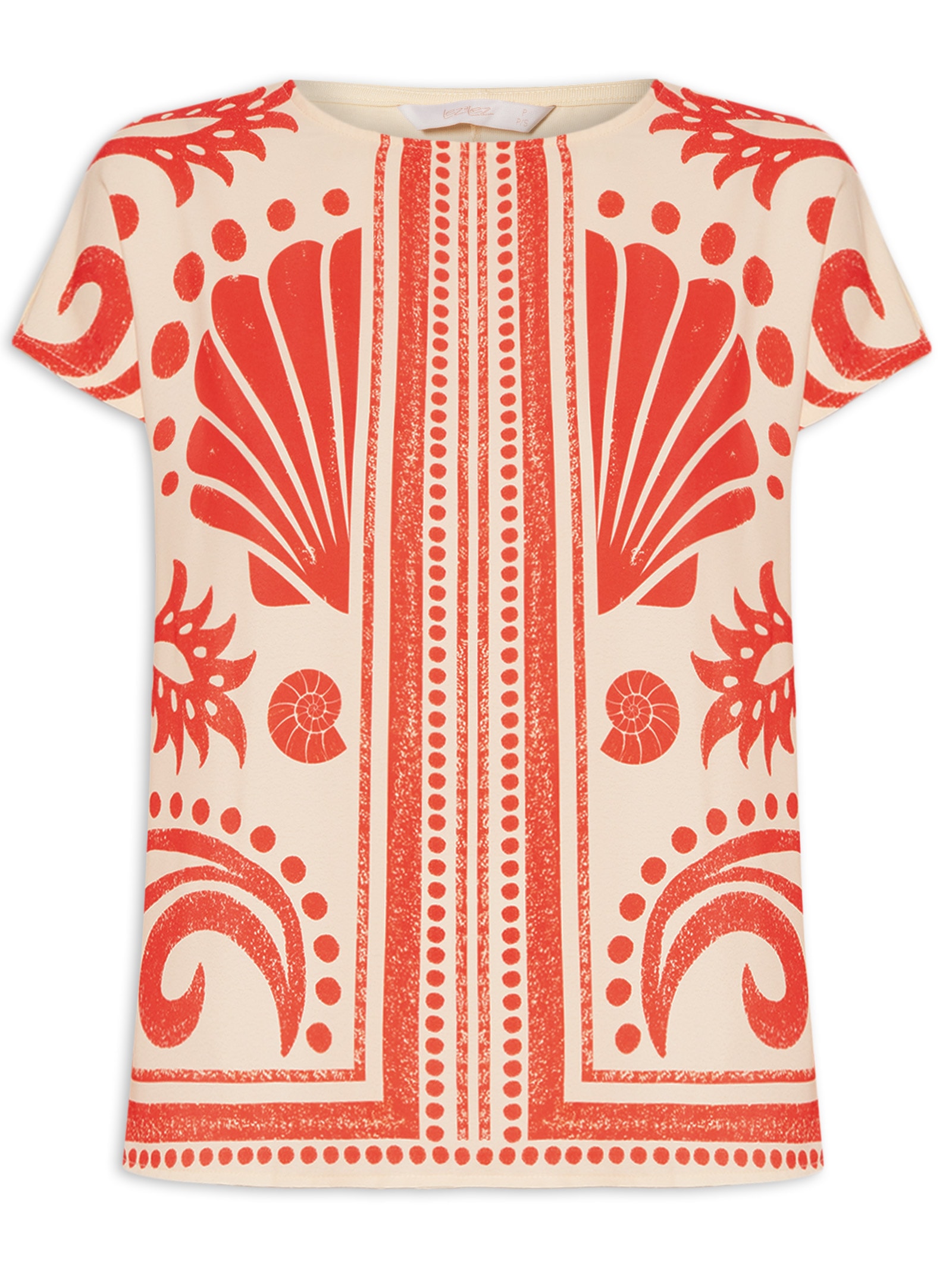 Blusa Feminina Poly Vermelho Lez A Lez