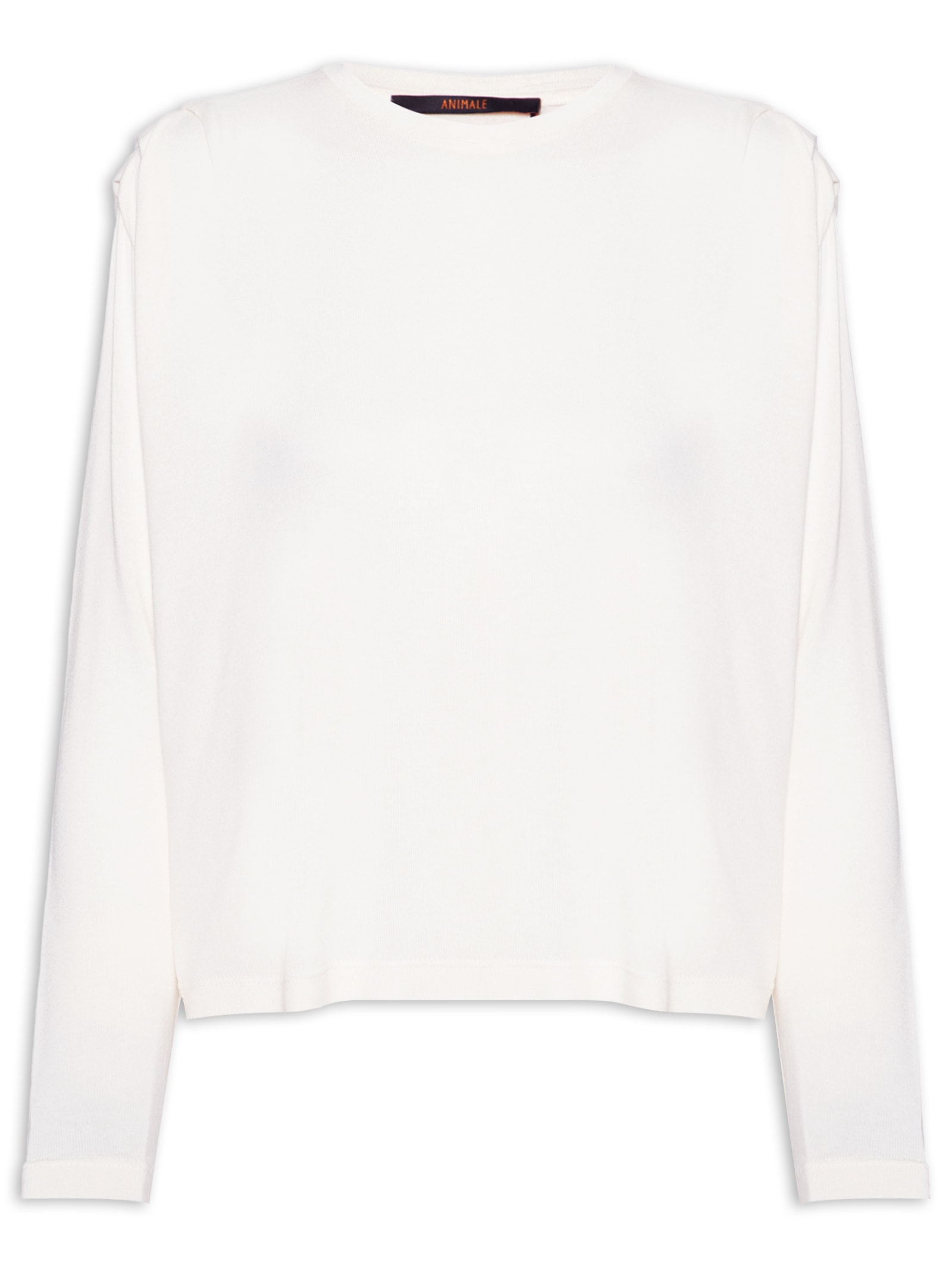 Blusa Feminina Pregas Ombro Branco Animale