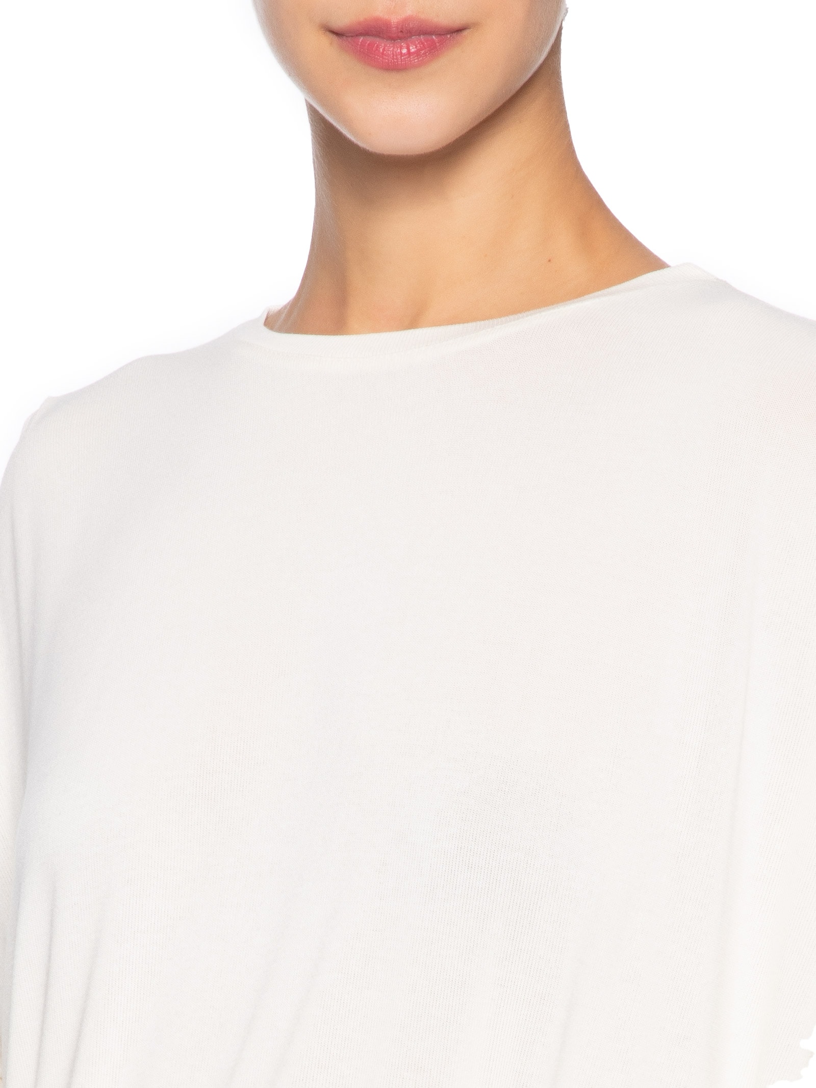Blusa Feminina Pregas Ombro Branco Animale