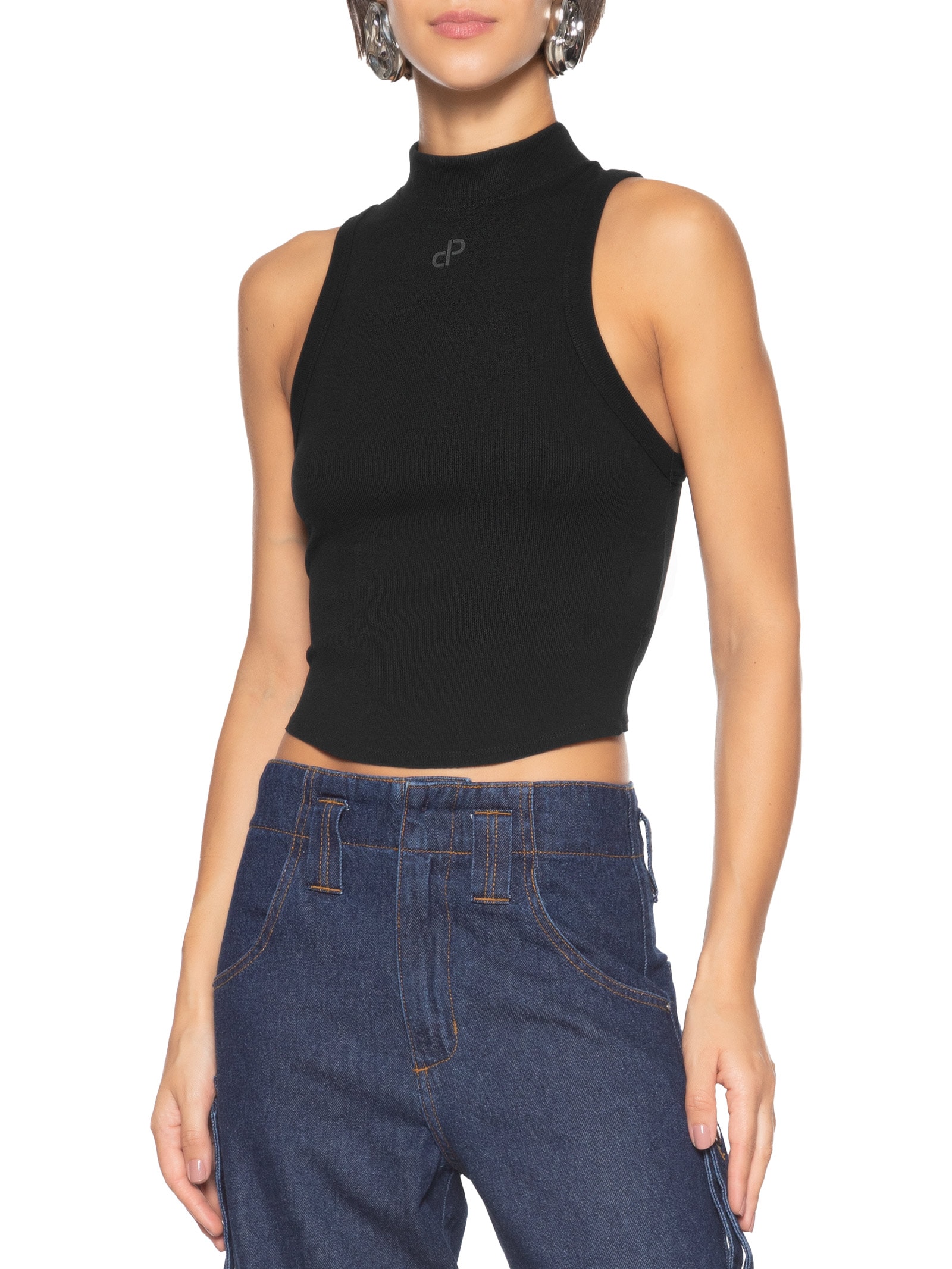 Blusa Feminina Preto Open