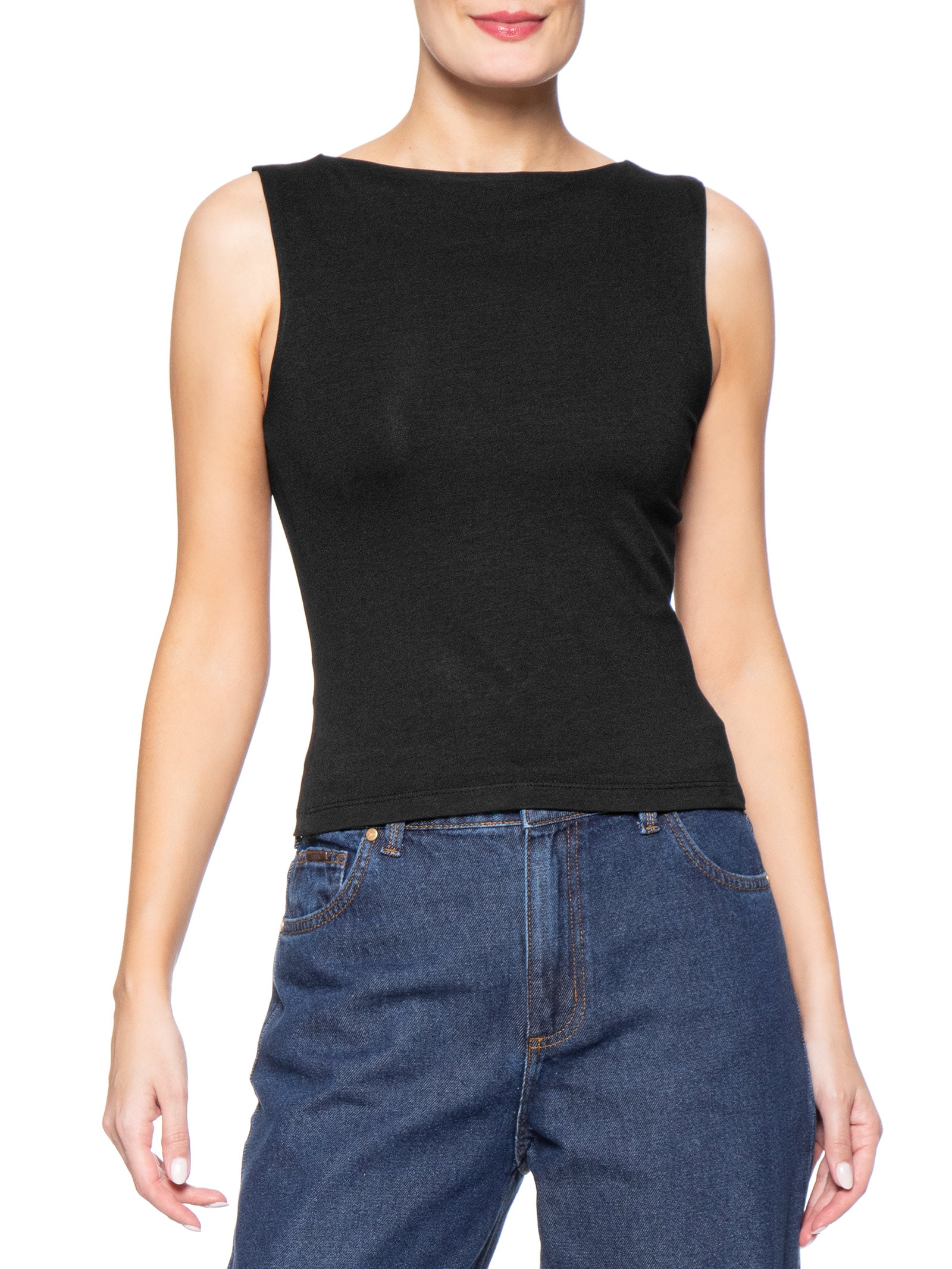 Blusa Feminina Preto Forum