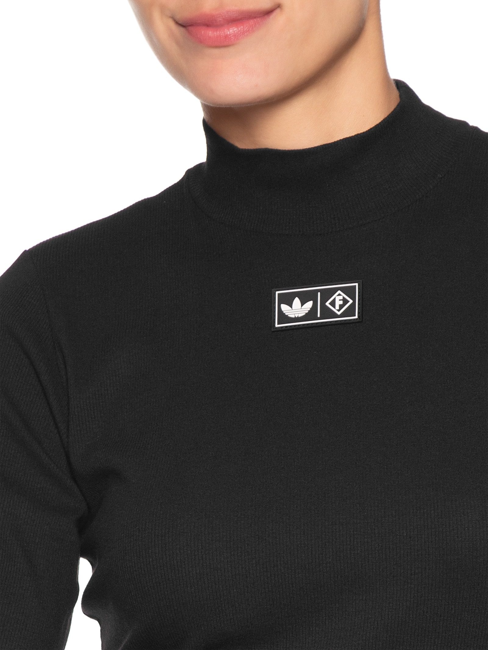 Blusa Feminina Preto Forum + Adidas