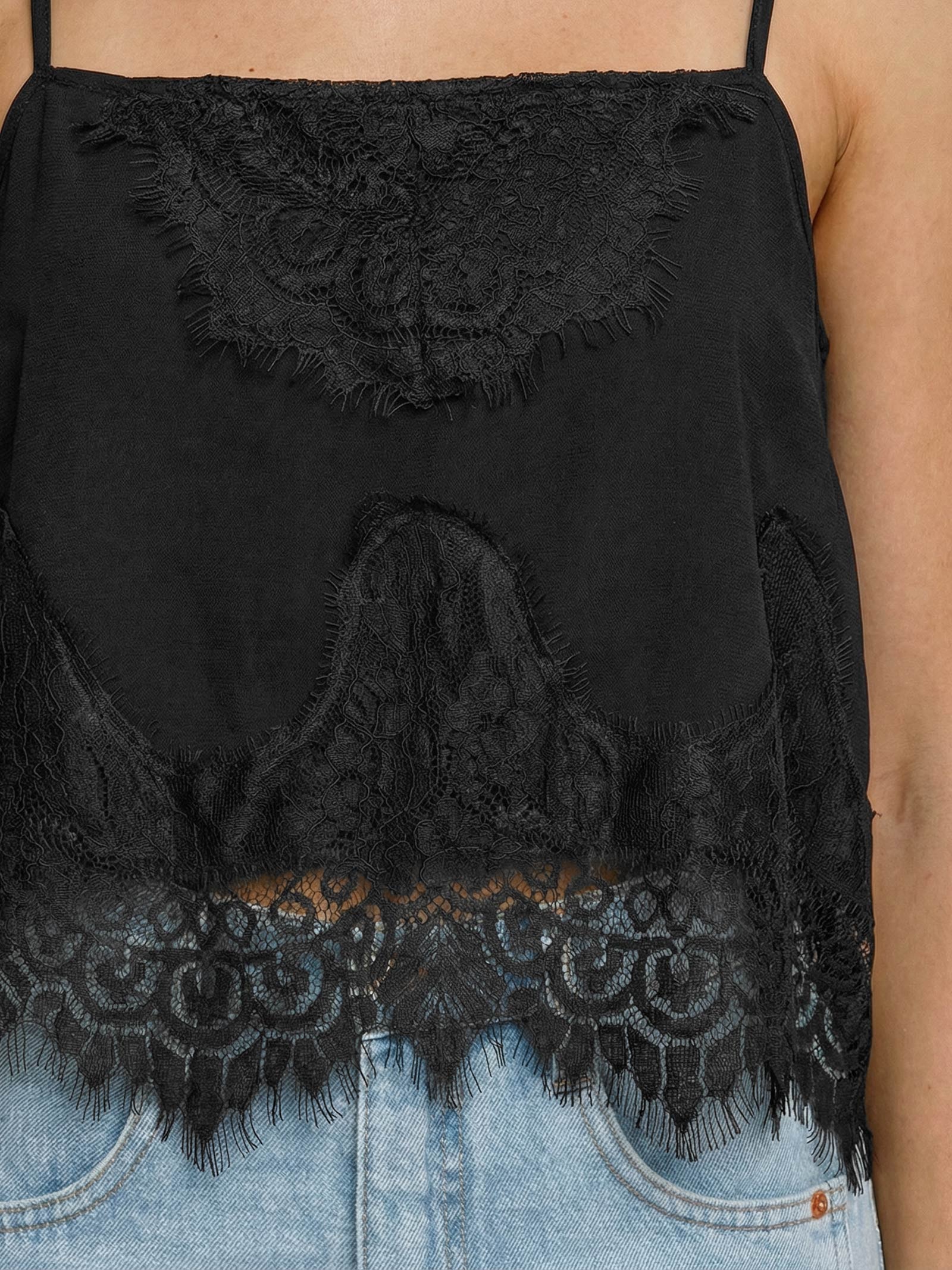 Blusa Feminina Preto Open