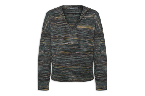 Blusa Feminina Pull Tricot Blurred - Azul