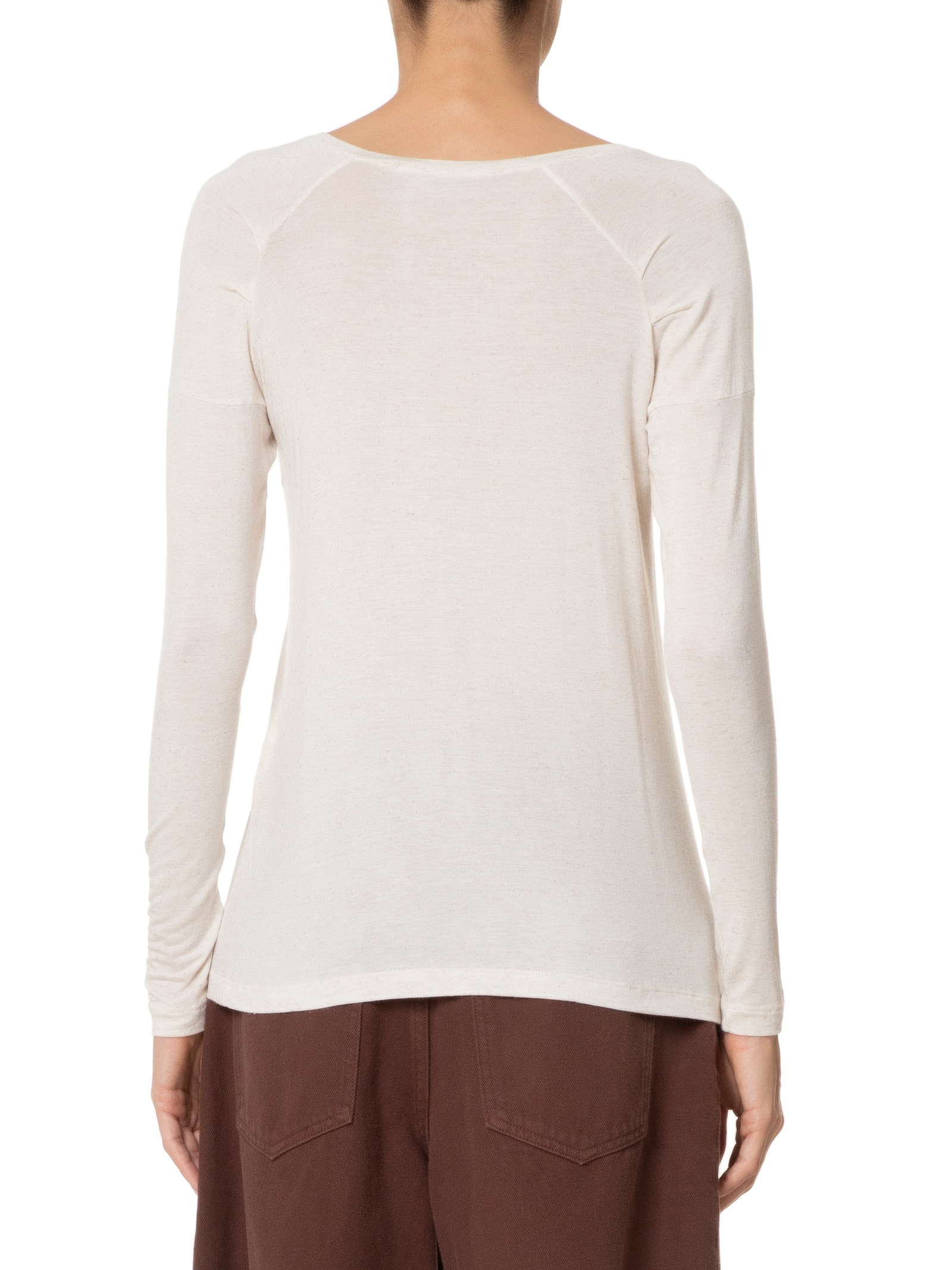 Blusa Feminina Raglan Desconstruída Basic Bege Animale