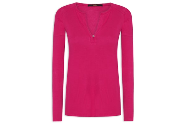 Blusa Feminina Raglan Desconstruída Basic - Rosa