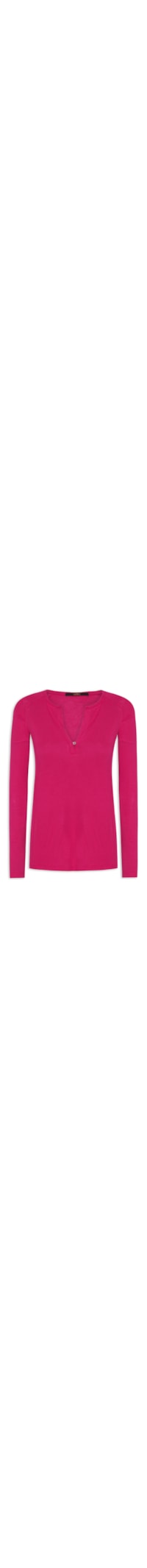 Blusa Feminina Raglan Desconstruída Basic - Rosa