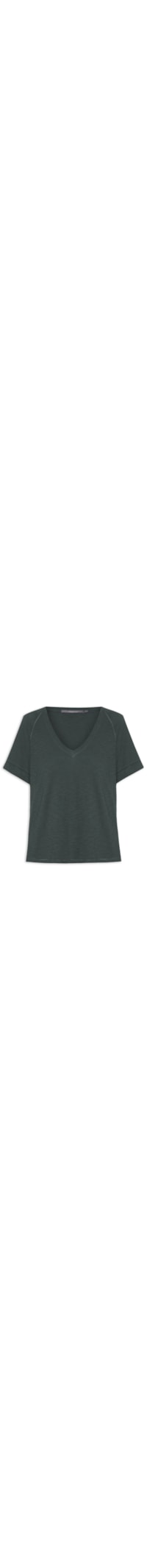 Blusa Feminina Raglan Detalhe Costura - Cinza