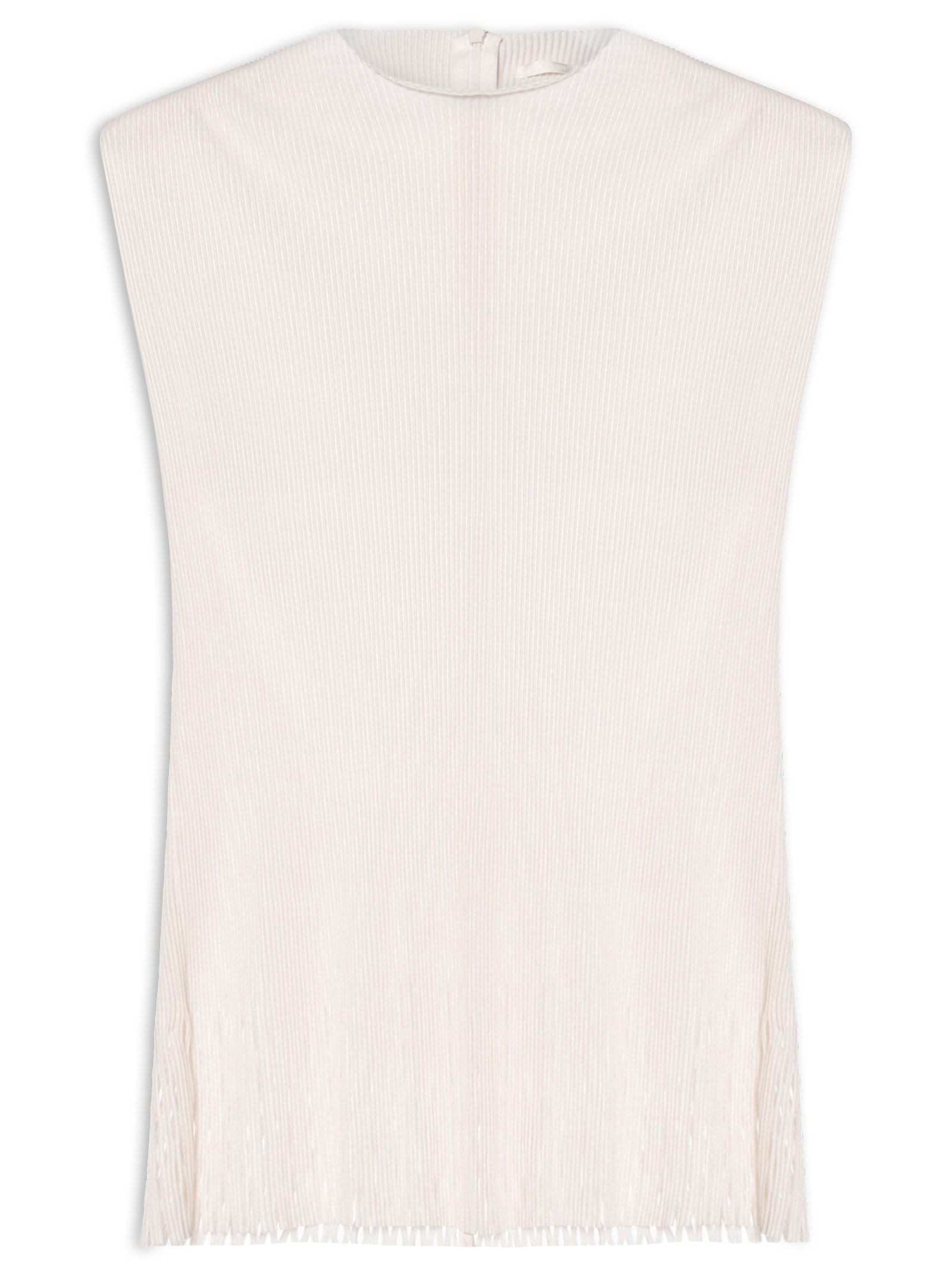 Blusa Feminina Raglan Gola Plisse Off White Osklen