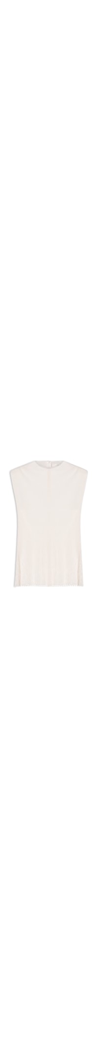 Blusa Feminina Raglan Gola Plisse - Off White