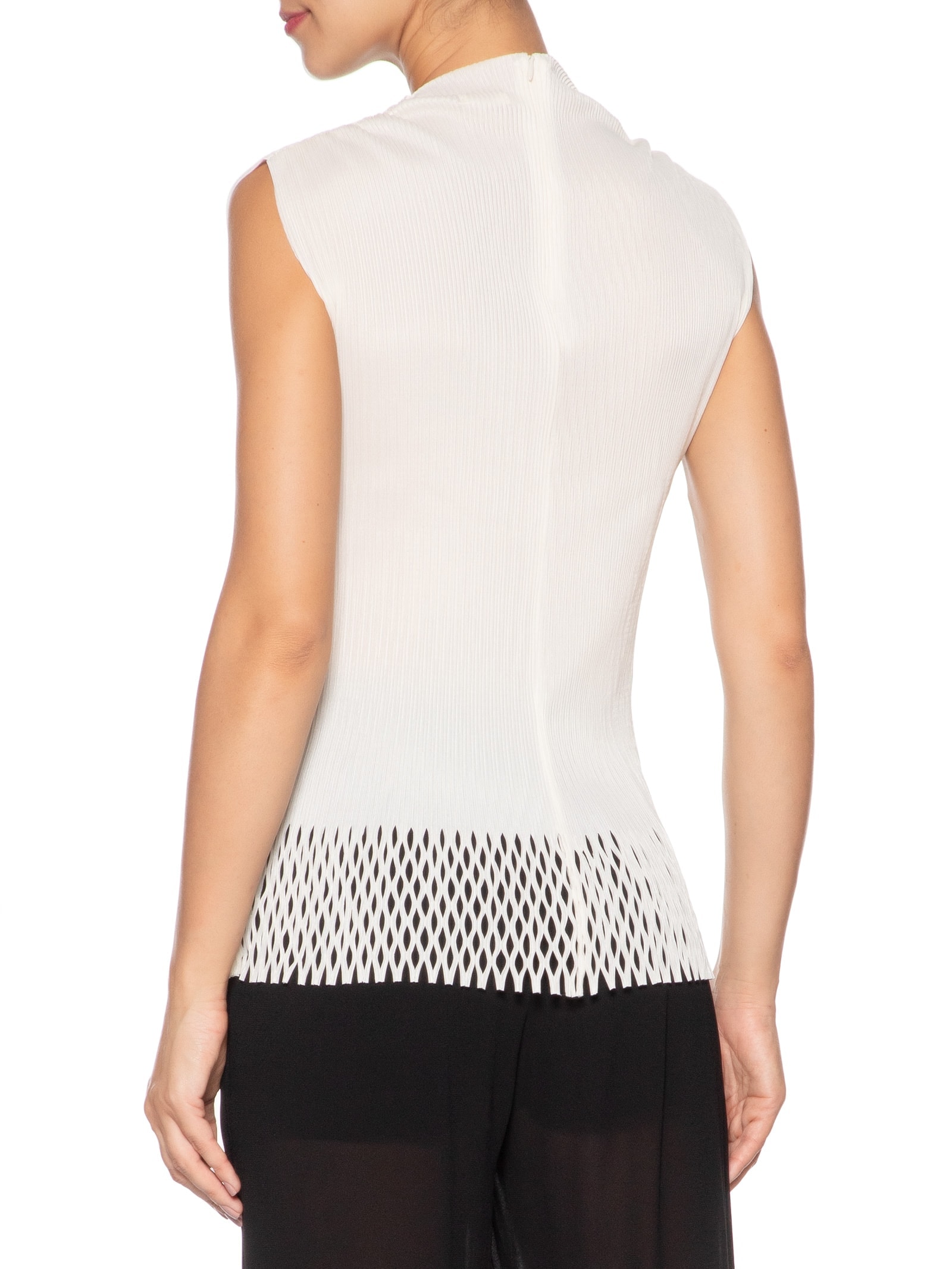 Blusa Feminina Raglan Gola Plisse Off White Osklen