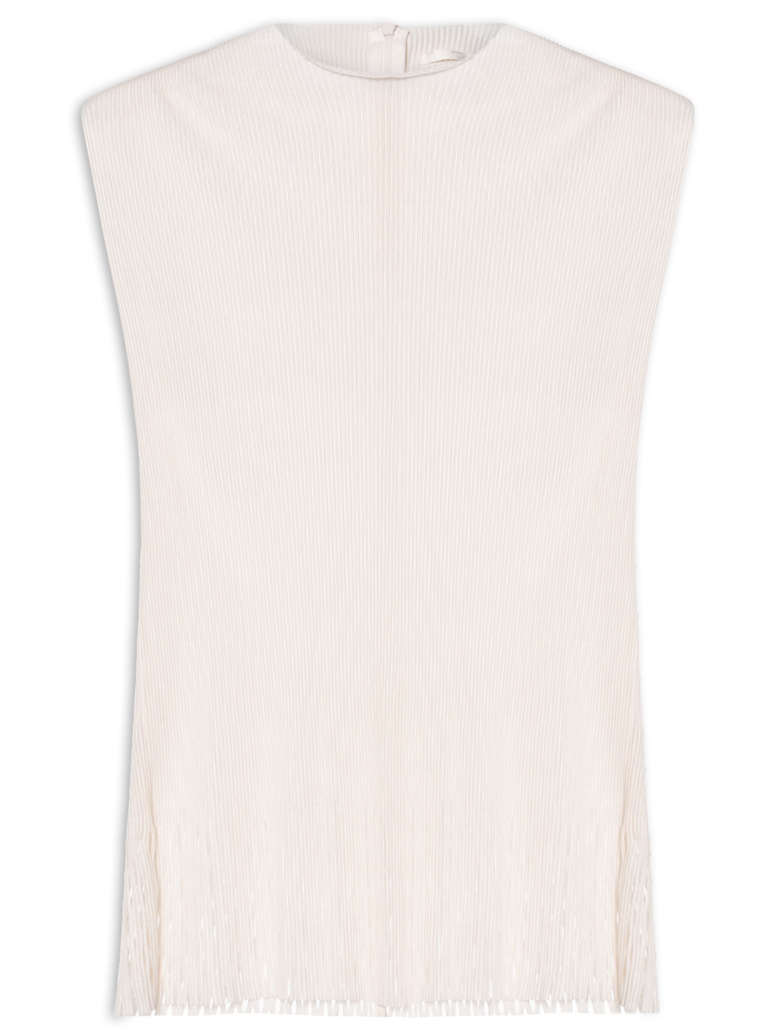 Blusa Feminina Raglan Gola Plisse Off White Osklen