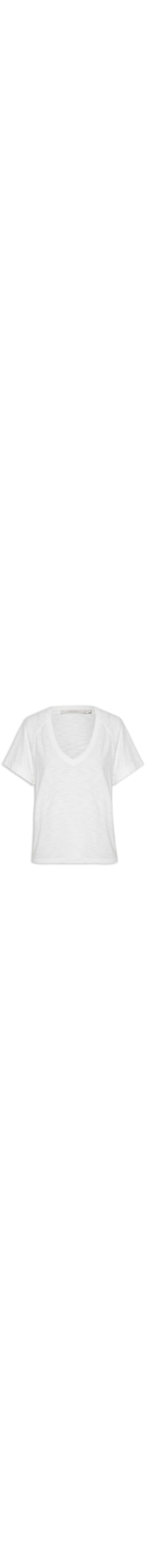 Blusa Feminina Raglan Manga Curta - Branco