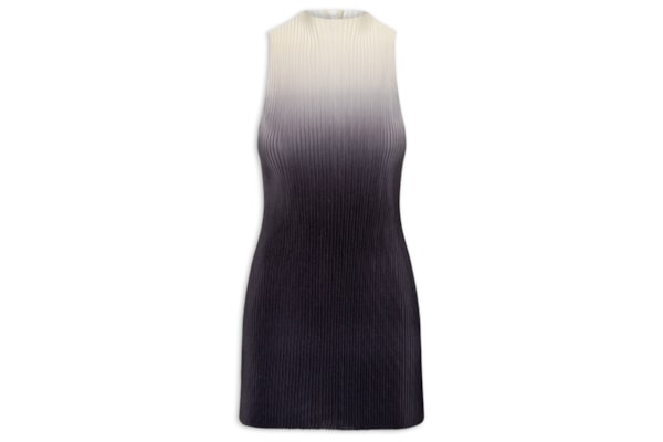 Blusa Feminina Raglan Plisse Degradê - Preto