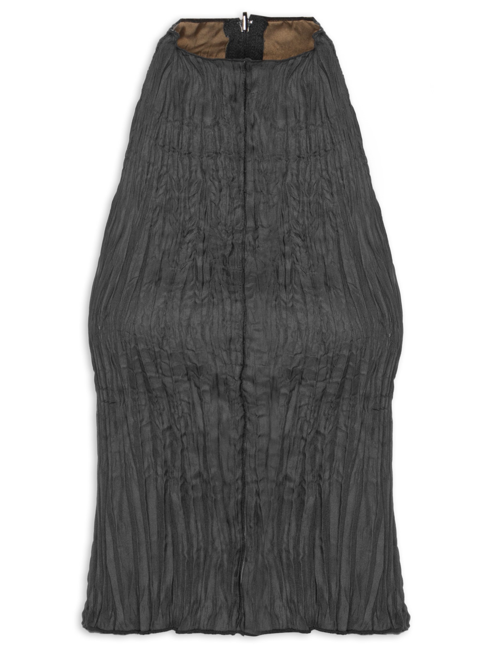 Blusa Feminina Raglan Wrinkle Satin Double Face Preto Osklen