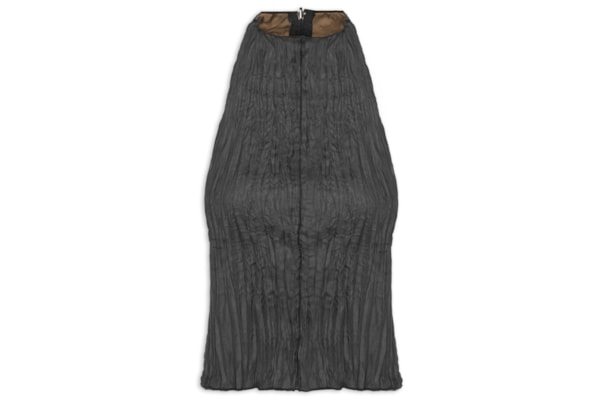 Blusa Feminina Raglan Wrinkle Satin Double Face - Preto