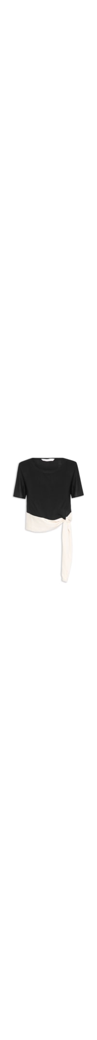 Blusa Feminina Rayon New Slub - Preto