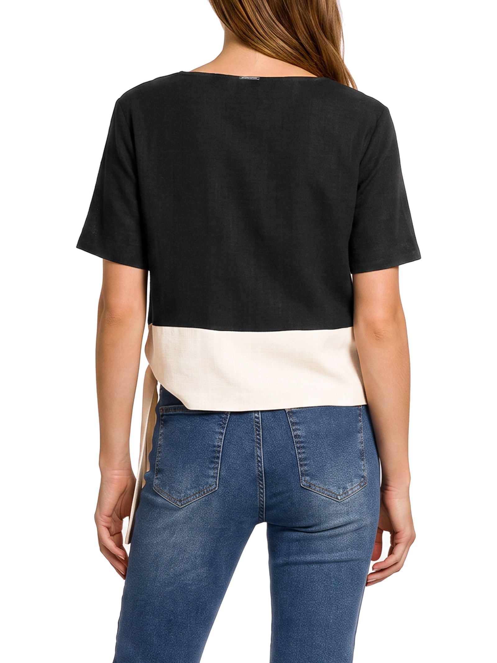 Blusa Feminina Rayon New Slub Preto Lez A Lez