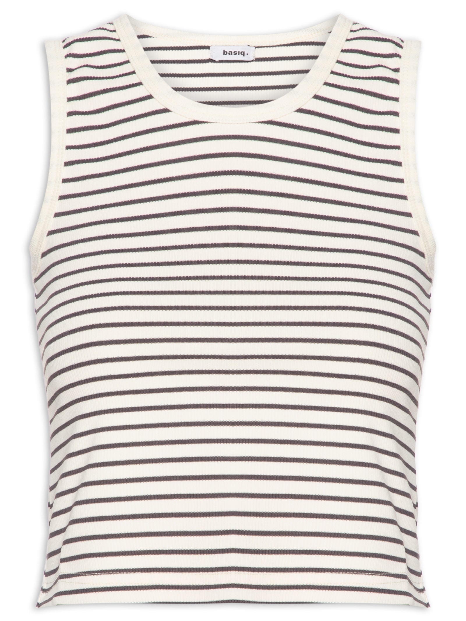Blusa Feminina Regata Listrada Cinza Basiq