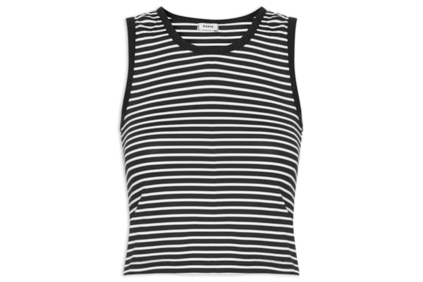 Blusa Feminina Regata Listrada - Preto
