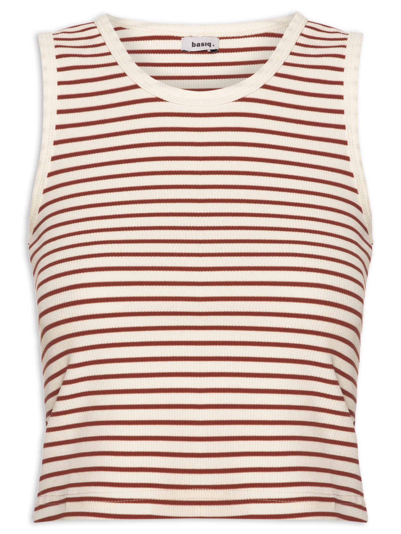 Blusa Feminina Regata Listrada Vermelho Basiq