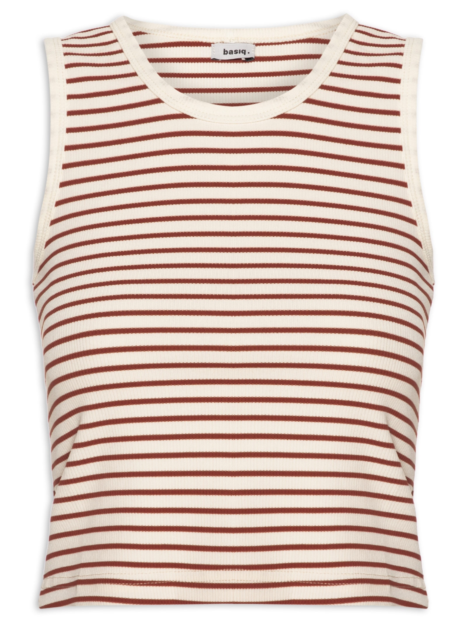 Blusa Feminina Regata Listrada Vermelho Basiq