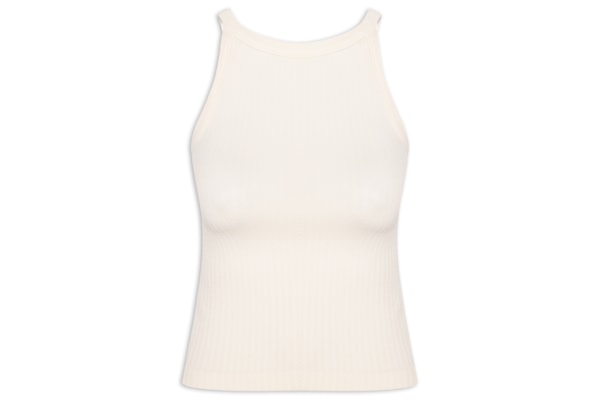 Blusa Feminina Regata Sem Costura - Off White