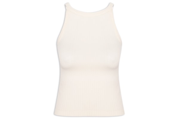 Blusa Feminina Regata Sem Costura - Off White