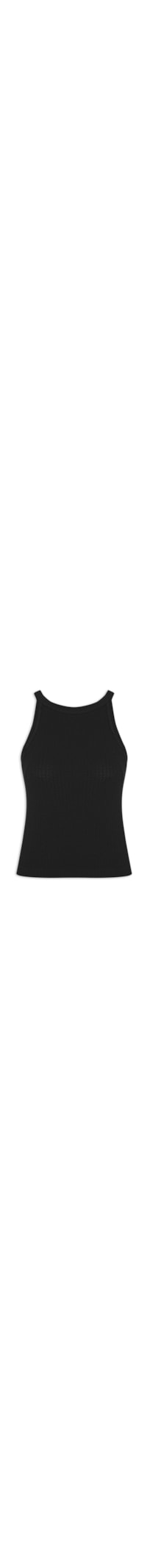 Blusa Feminina Regata Sem Costura - Preto