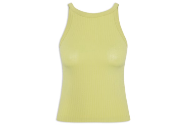Blusa Feminina Regata Sem Costura - Verde