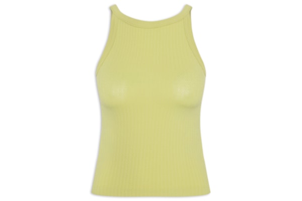 Blusa Feminina Regata Sem Costura - Verde