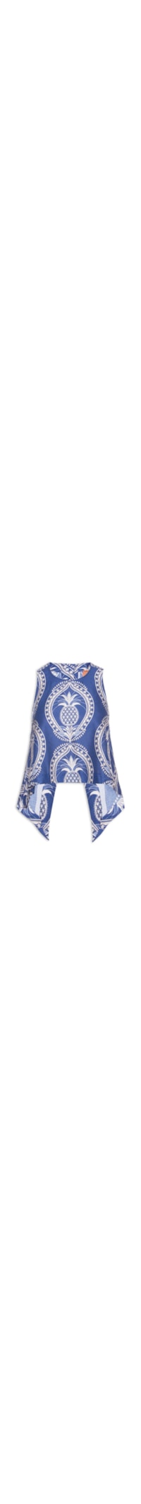 Blusa Feminina Relicario De Abacaxi - Azul