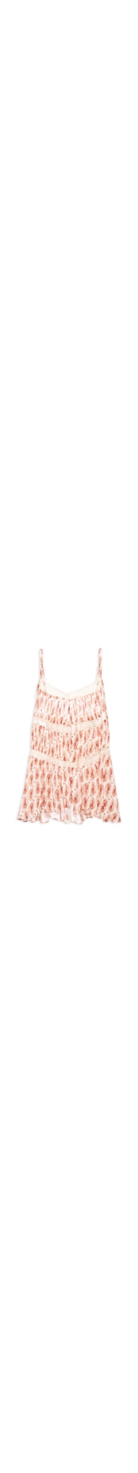 Blusa Feminina Renda Estampa Beira Mar – Bege