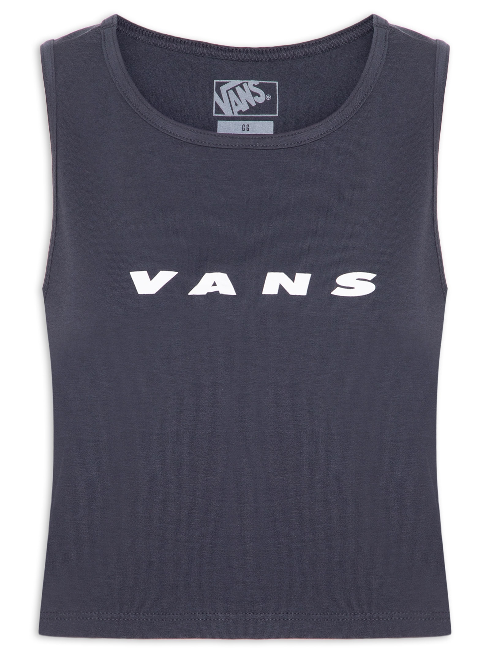 Blusa Feminina Retro Fitted Tank Azul Vans