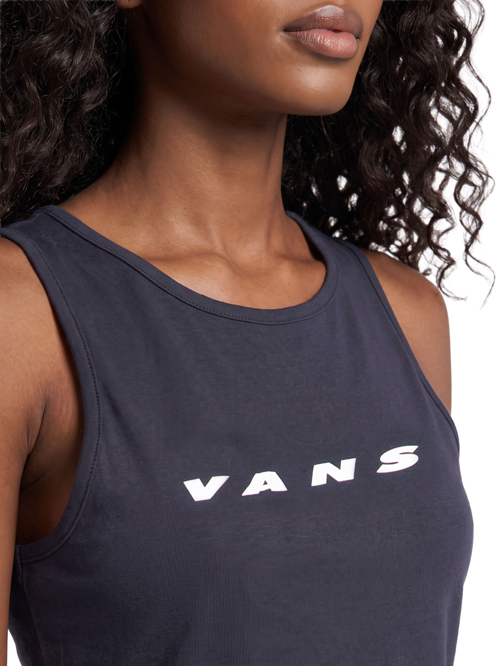 Blusa Feminina Retro Fitted Tank Azul Vans