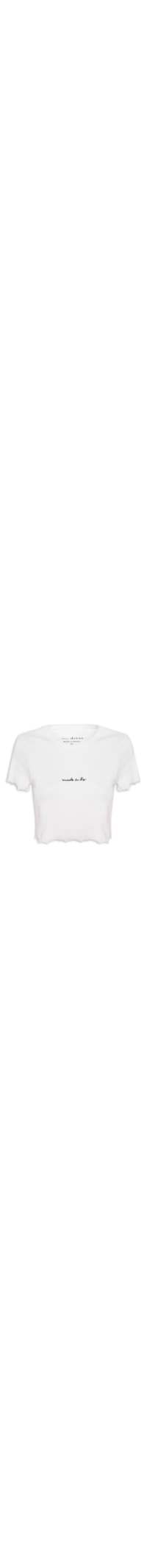 Blusa Feminina Ribana Bordado Made In Rio - Off White