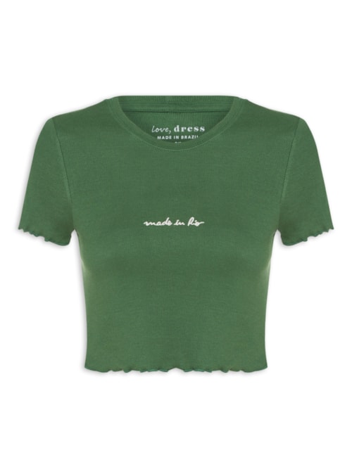 Blusa Feminina Ribana Bordado Made In Rio – Verde