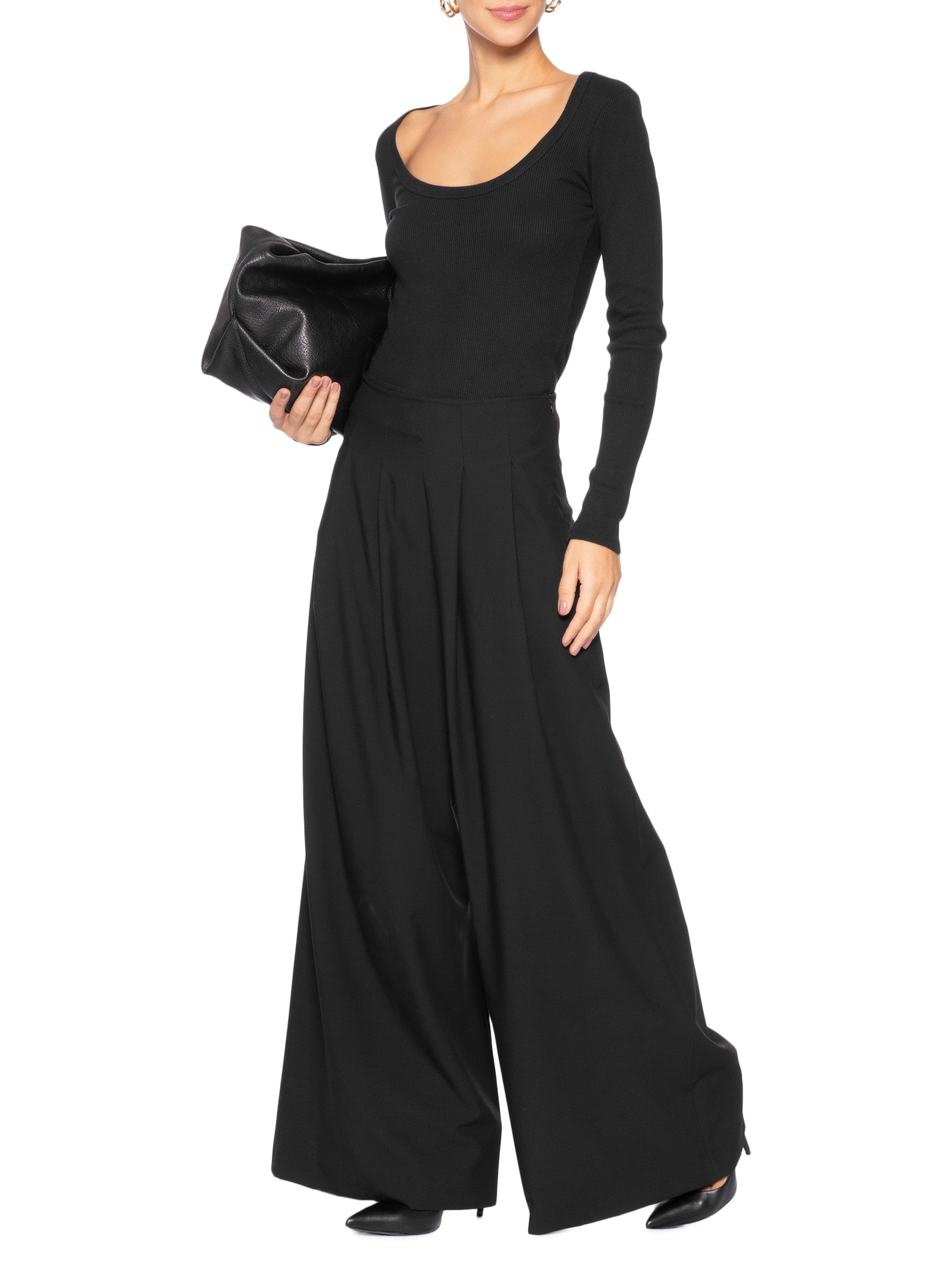 Blusa Feminina Ribana Manga Longa Preto Animale