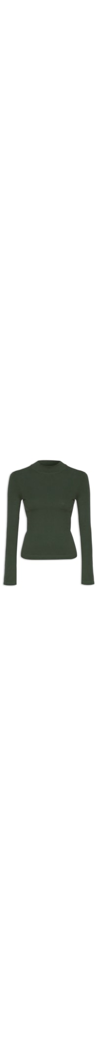 Blusa Feminina Ribana Manga Longa - Verde