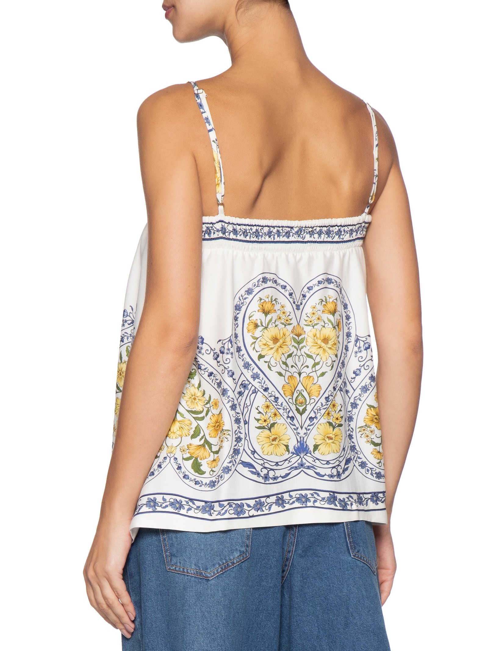Blusa Feminina Romance Boho E Azul Farm