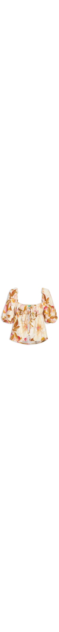 Blusa Feminina Romance De Flor - Amarelo