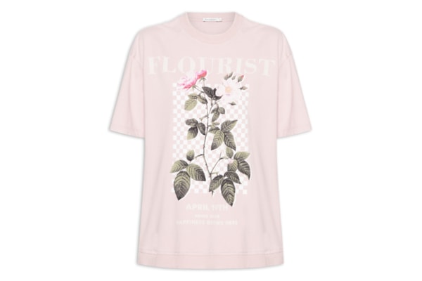 Blusa Feminina Rose Flourist - Rosa