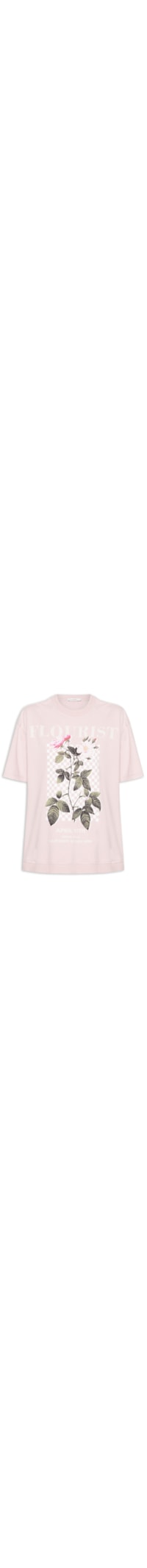 Blusa Feminina Rose Flourist - Rosa