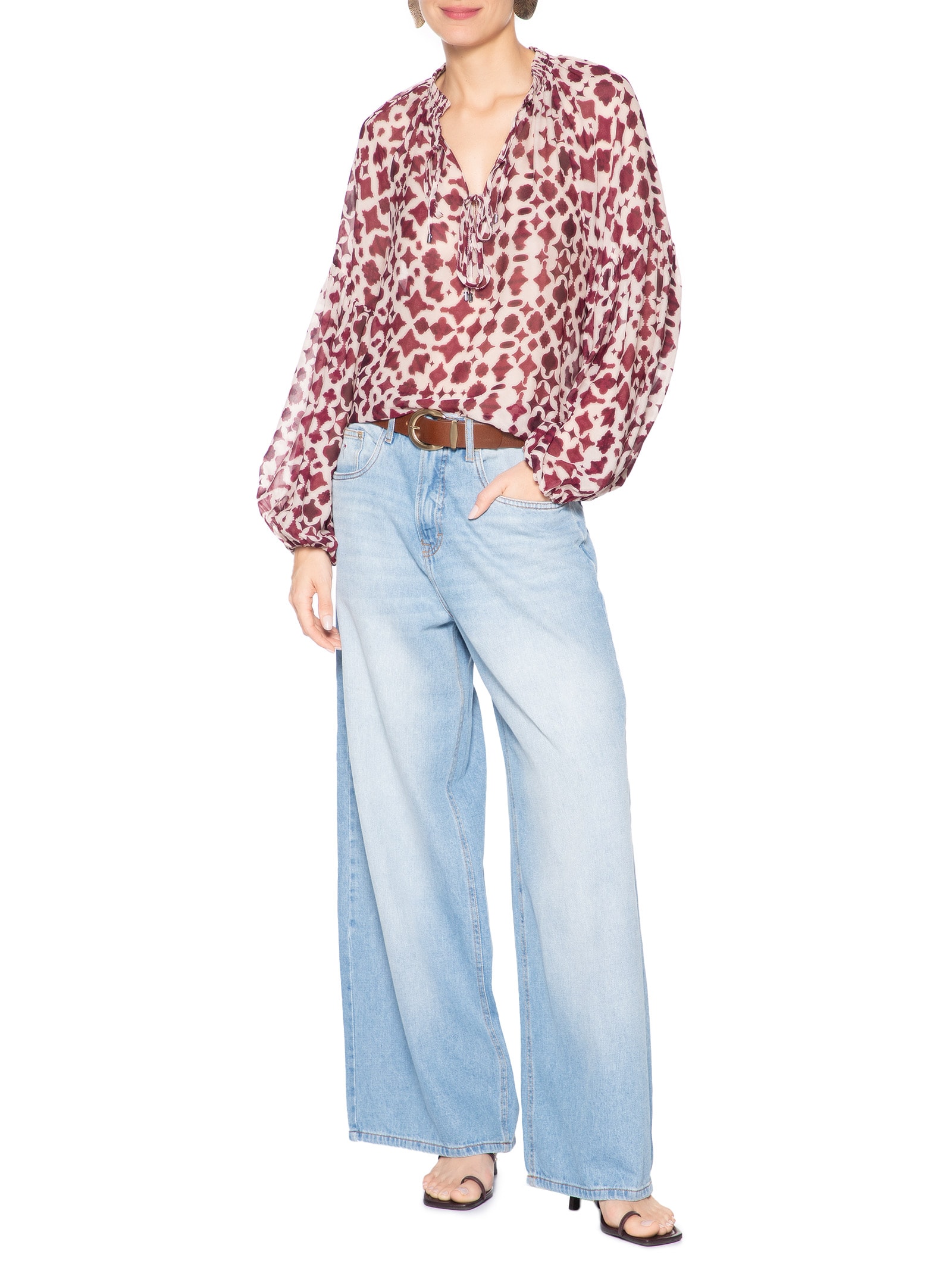 Blusa Feminina Rosie Vermelho Le Lis