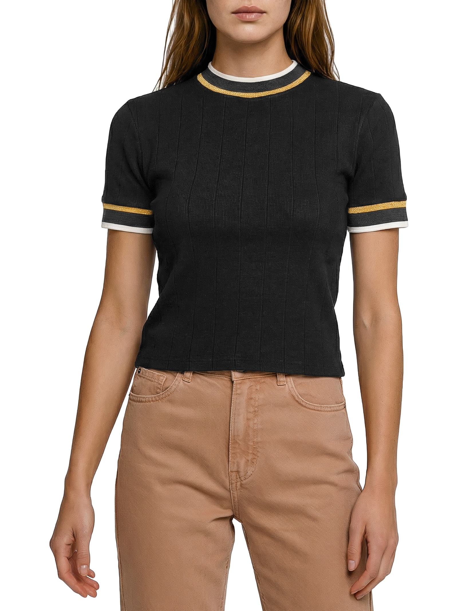 Blusa Feminina Samoa Preto Lez A Lez